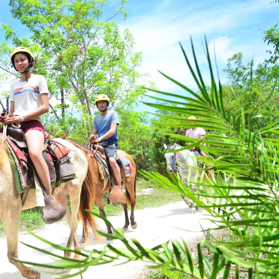 Punta Cana: Bávaro Adventure Park Horse Riding & Waterfalls