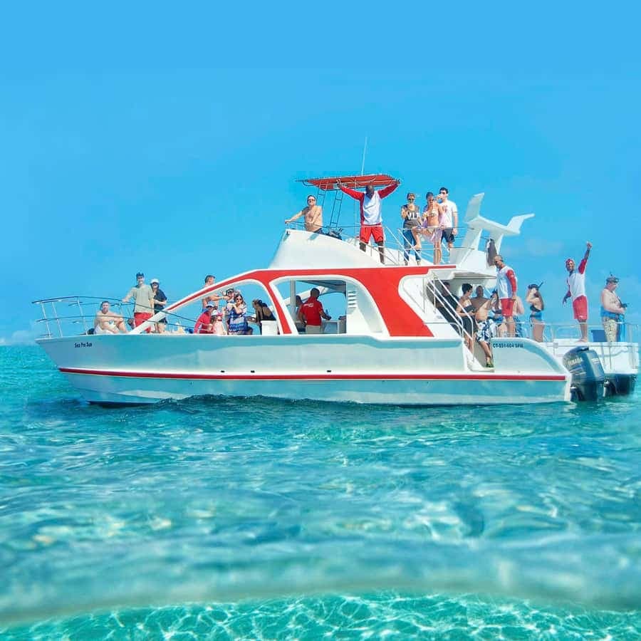 From Punta Cana: Party Boat Booze Cruise