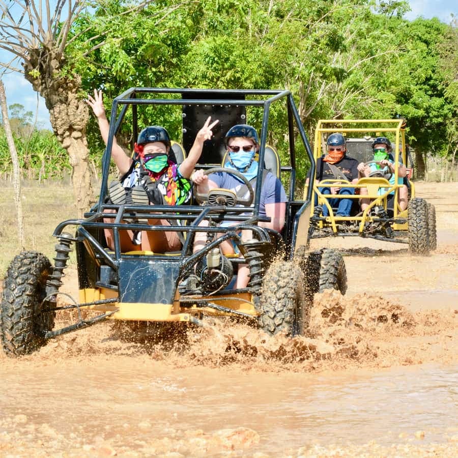 Punta Cana Buggy Adventure with Private Cavern Cenote Swim