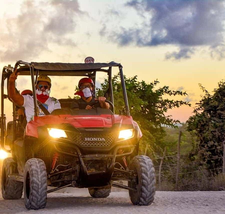 Punta Cana: Buggy Tour with Cenote Swim and Dinner