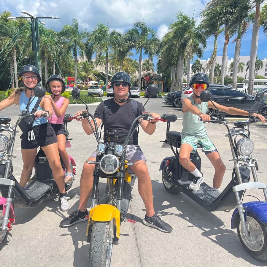 Bavaro Punta Cana: City Tour with Harley models E-Scooters