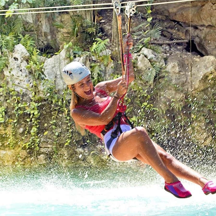 Punta Cana: Buggy Ride, Cenote, Waterfalls & Zipline Tour