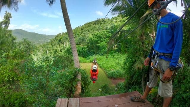 Puerto Rico: Yunque Ziplining at the Rainforest