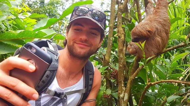 Rio Celeste Waterfall and Sloth Hike with Lunch