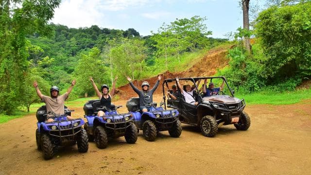 Jaco Beach & Los Suenos: Double ATV & Waterfalls Stop