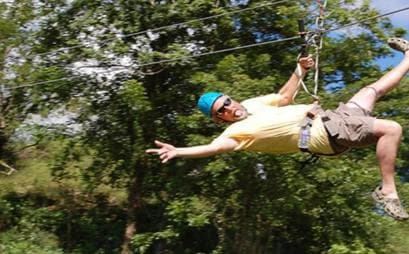 Puerto Plata: Zipline and Waterfall Adventure with Lunch