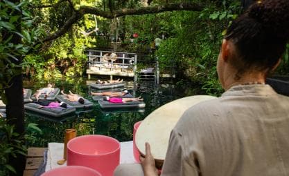 Punta Cana Cenote: Floating Sound Healing & Swim