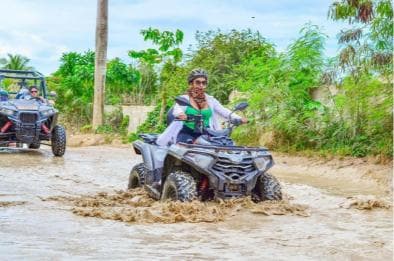 Punta Cana: ATV Tour with Taino Cave & Macao Beach