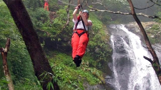 From Puntarenas & Caldera: 11 Waterfalls Zipline Tour