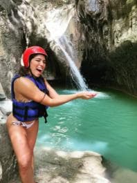 Dive into the thrilling adventure at the Damajagua Waterfalls in Puerto Plata