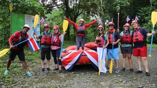The Mambo Combo! Rappel + Raft in Costa Rica