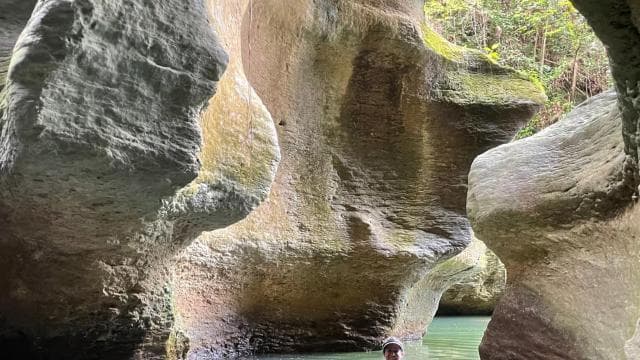 San Juan: Arenales Caves, Waterfall, Spring & River Swimming