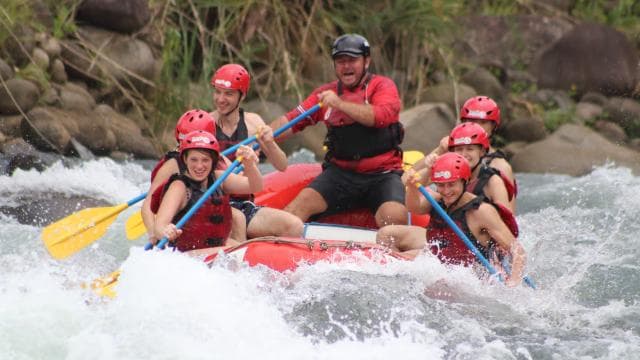 The Mambo Combo! Rappel + Raft in Costa Rica