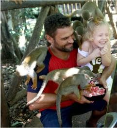 Monkey jungle tour + Transportation from cruise/hotel