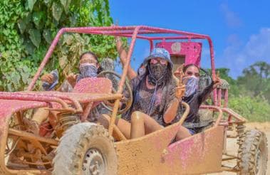 Punta Cana: Off-Road ATV Tour, Buggy Macao Beach. Free Pickup
