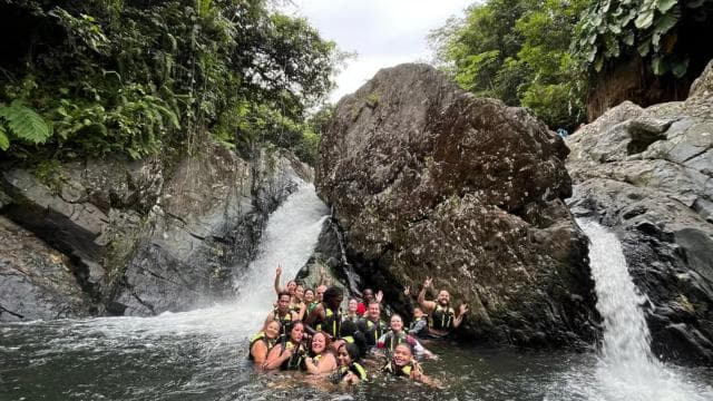 El Yunque hike ,river and water slides excursion