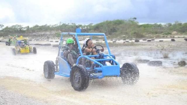 Extreme Dune Buggy Adventure in Macao Beach & Cenote