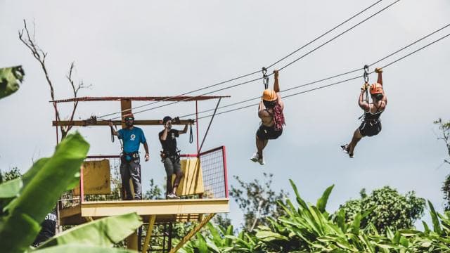 From San Juan: El Yunque Forest Hike & Ziplining Combo Tour