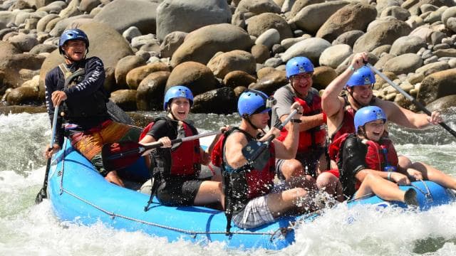 From La Fortuna: Zip-Line and Rafting Adventure