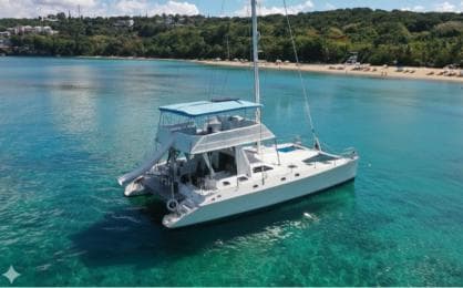 Private catamaran for groups with Lunch & Drinks