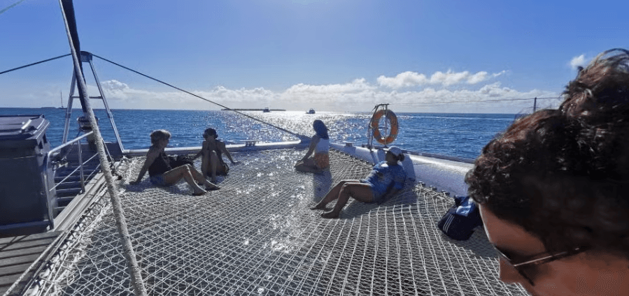 Cayo Blanco Catamaran Trip