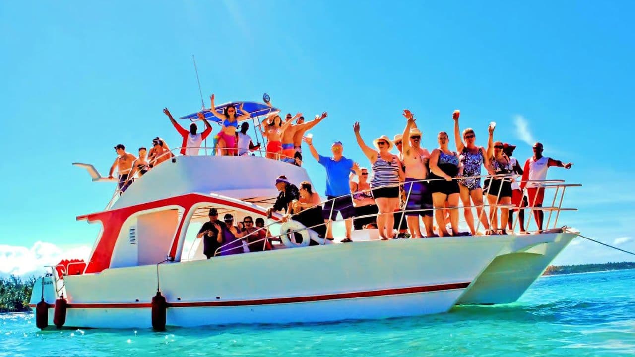 Party boat in Punta Cana with Open Bar and Reef Snorkeling